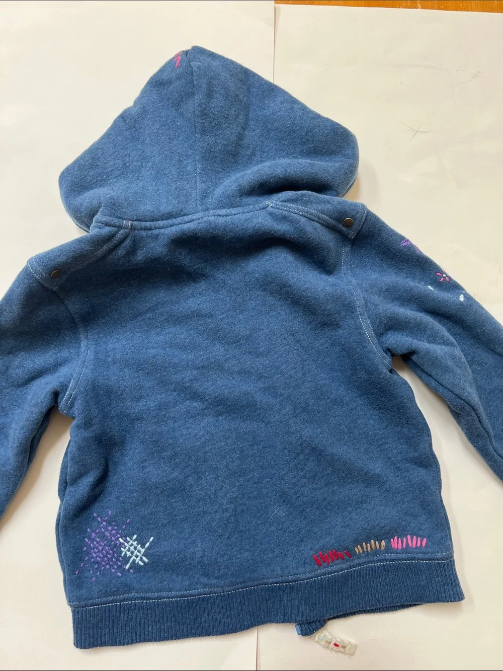 BabyGAP 2 piece Sherpa-Lined 1969 Zip Hoodie Embroidered with Sweatshirt bag 4-5